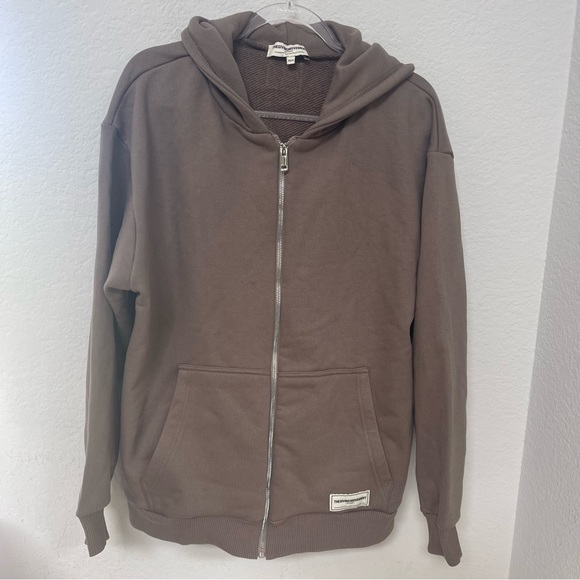 The Giving Movement Oversized Fleece Zip Hoodie Size XS/S - Picture 3 of 5